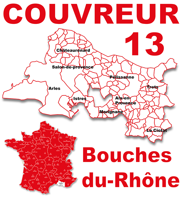 CARTE COUVREUR 13 Bouches-du-Rhône